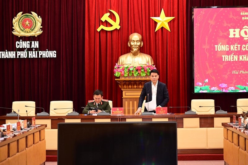 Đảng ủy Công an thành phố tổng kết công tác năm 2025, triển khai nhiệm vụ năm 2026